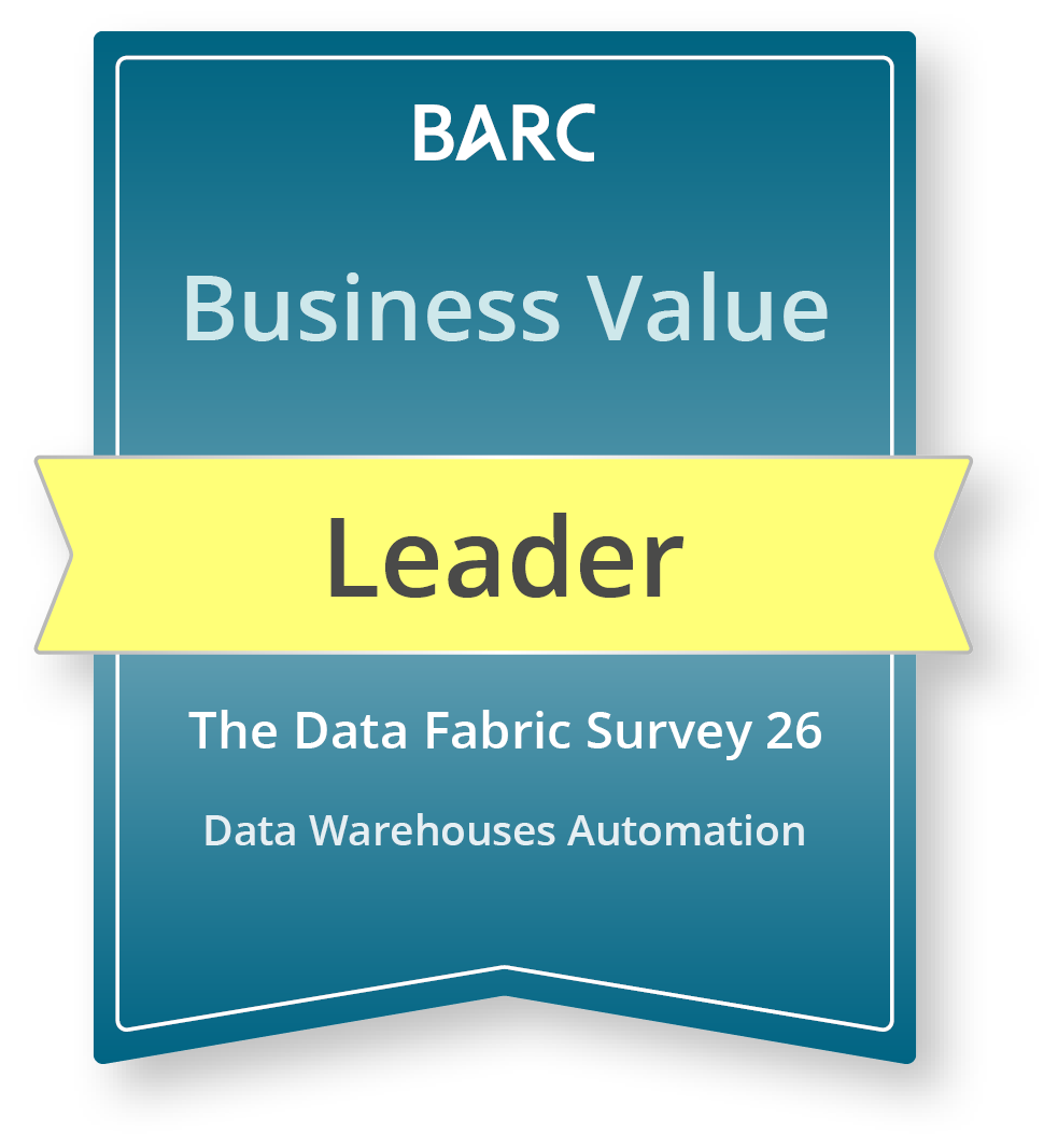 BARC Leader — Business Value 2026 – The Data Fabric Survey 26