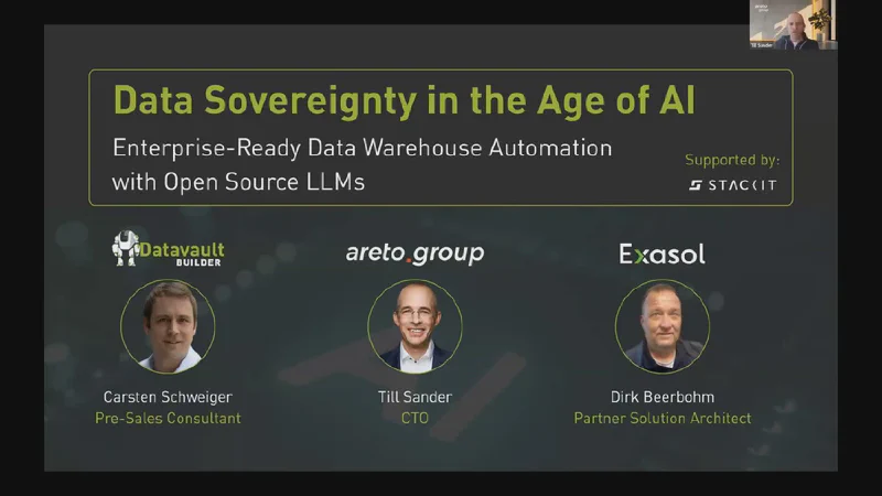 Data Sovereignty & AI: Enterprise DWH